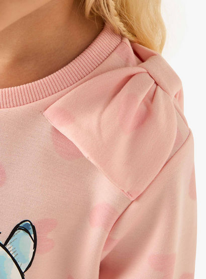 Disney Girls Sweatshirt and Track Pants Set with Stitch and Angel Print - Long Sleeves - Crew Neck-baby-girls-clothing-setsandcoords-image-6