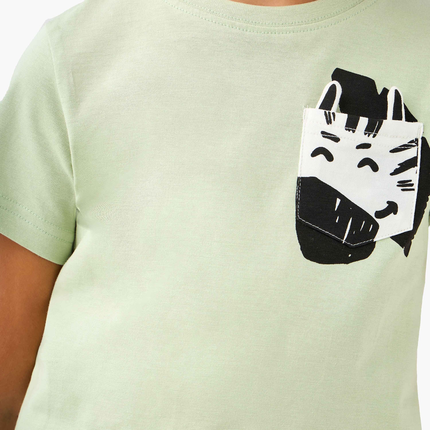 Juniors Zebra Print T-shirt and Pyjama Set