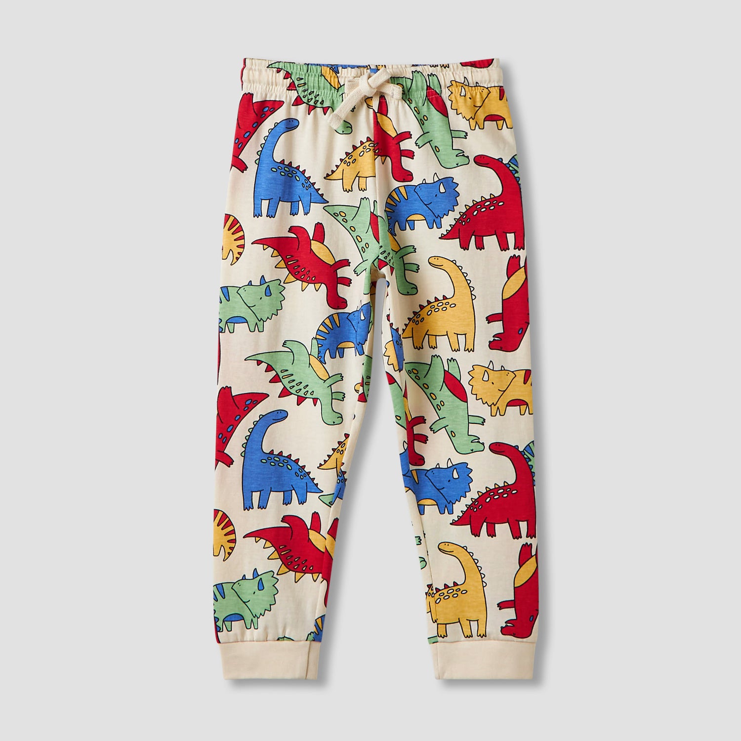 Juniors Dinosaur Print T-shirt and Pyjamas - Set of 2