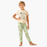 Juniors Teddy Bear Print T-shirt and Pyjama Set - Beige / 2-3 yrs