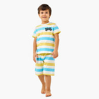 Juniors Monster Truck Print T-shirt and Pyjama Set-undefined-image-1