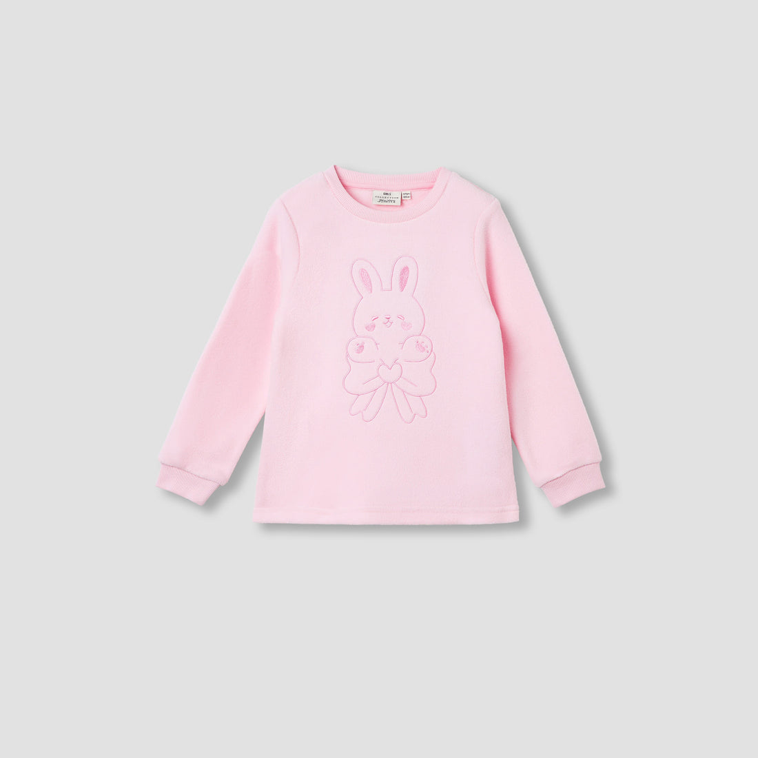 Juniors Bunny Embroidered T-shirt and Pyjama Set