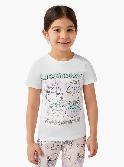 Juniors Printed T-shirt and Pyjama Set-promo_babyshop_Buy2for69_UAE130126-image-2