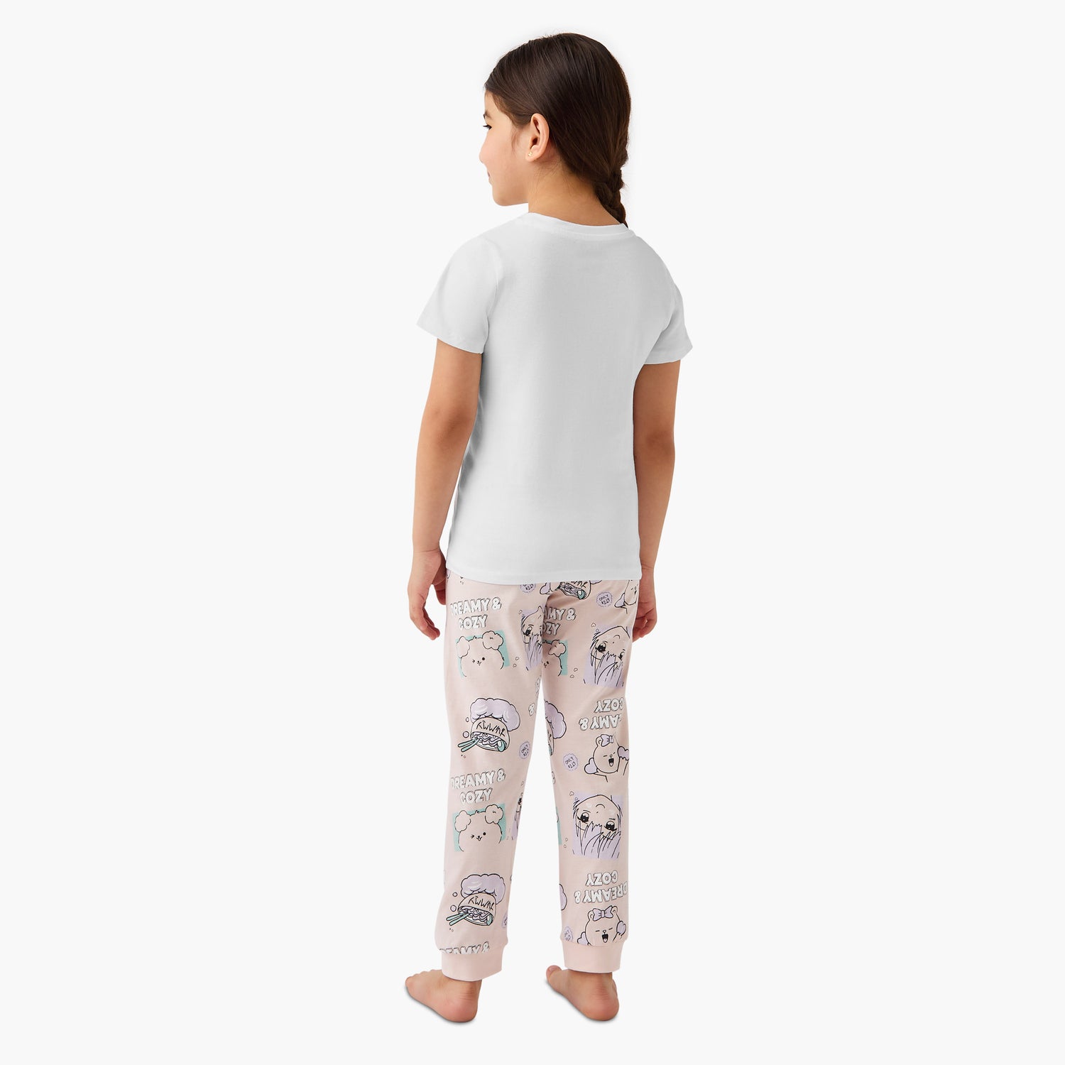 Juniors Printed T-shirt and Pyjama Set