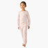 Juniors Cotton Crew Neck Long Sleeves Pyjama Set with Unicorn Print - Beige / 2-3 yrs