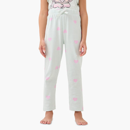 Disney Stitch Print T-shirt and Pyjama Set