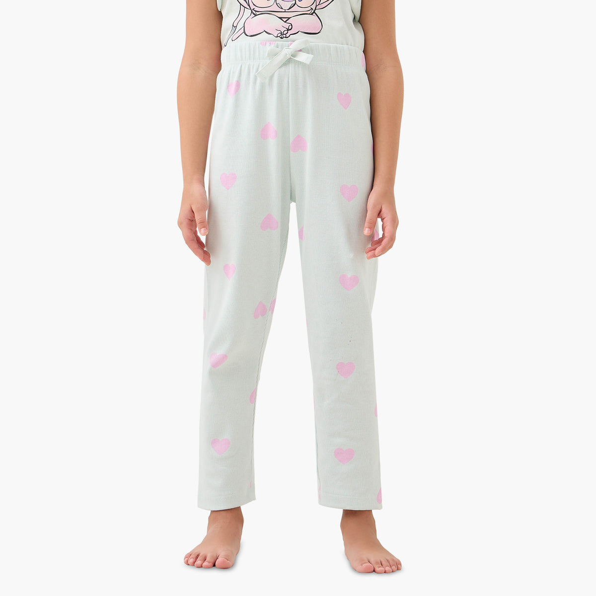 Disney Stitch Print T-shirt and Pyjama Set