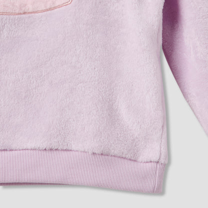 Disney Girls Sweatshirt and Pyjama Set with Stitch Angel Texture - Polyester - Long Sleeves - Hood