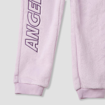 Disney Girls Sweatshirt and Pyjama Set with Stitch Angel Texture - Polyester - Long Sleeves - Hood