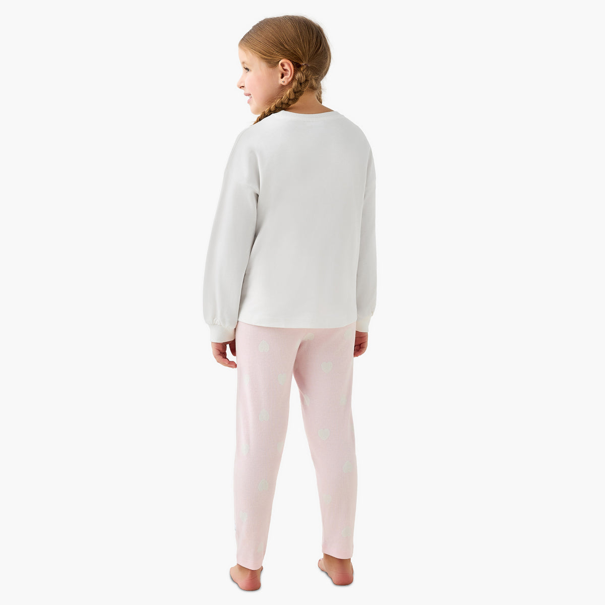 Disney Cotton Crew Neck Long Sleeves Pyjama Set with Dumbo Print