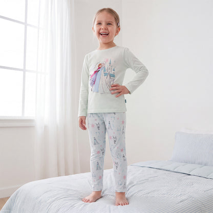 Set of 3 Disney Cotton Crew Neck Long Sleeves Pyjama Set with Frozen Print