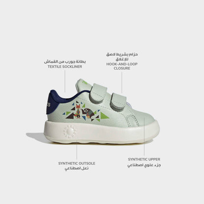 Adidas Advantage Zootopia CF Sneakers with Hook &amp; Loop