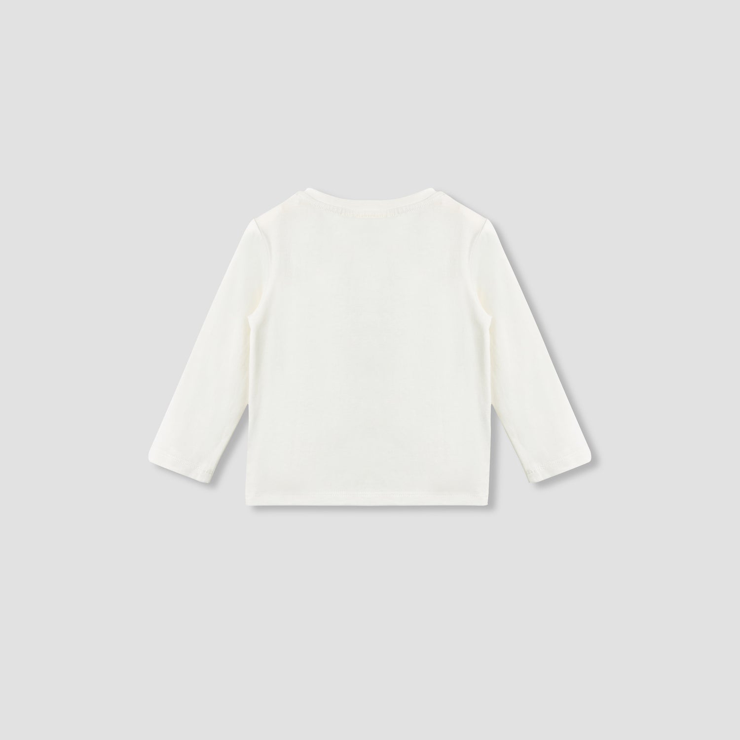 Juniors Crew Neck Long Sleeves T-shirt with Elephant Print