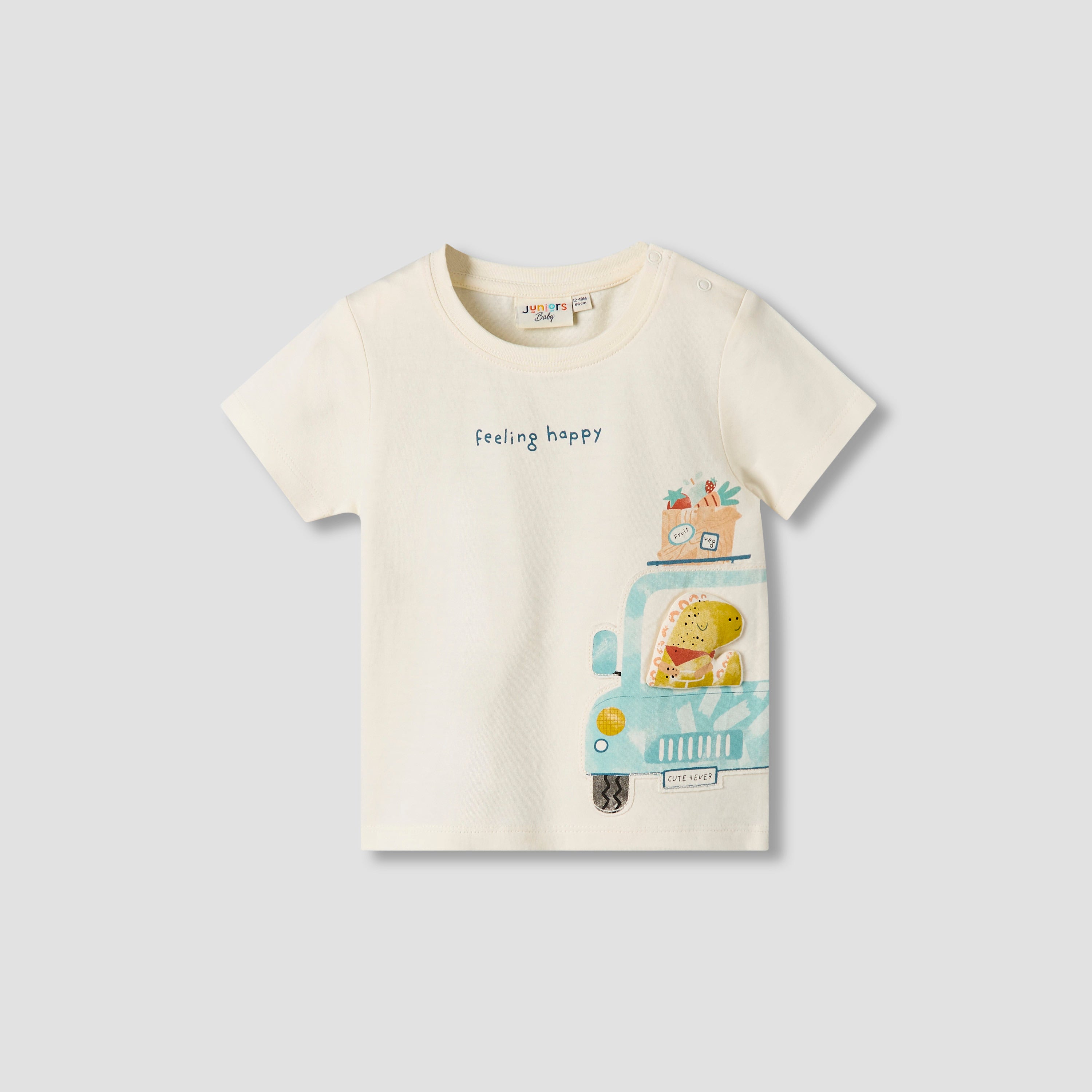 Set of 3 Juniors Crew Neck Short Sleeve T-shirt with Graphic Print