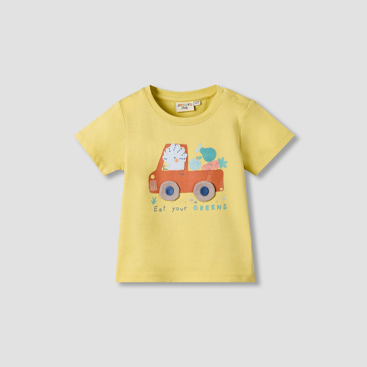 Set of 3 Juniors Crew Neck Short Sleeve T-shirt with Graphic Print