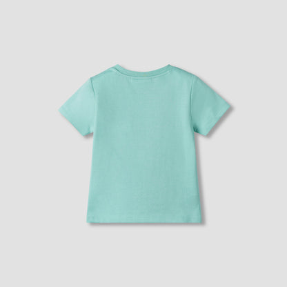 Set of 3 Juniors Crew Neck Short Sleeve T-shirt with Graphic Print