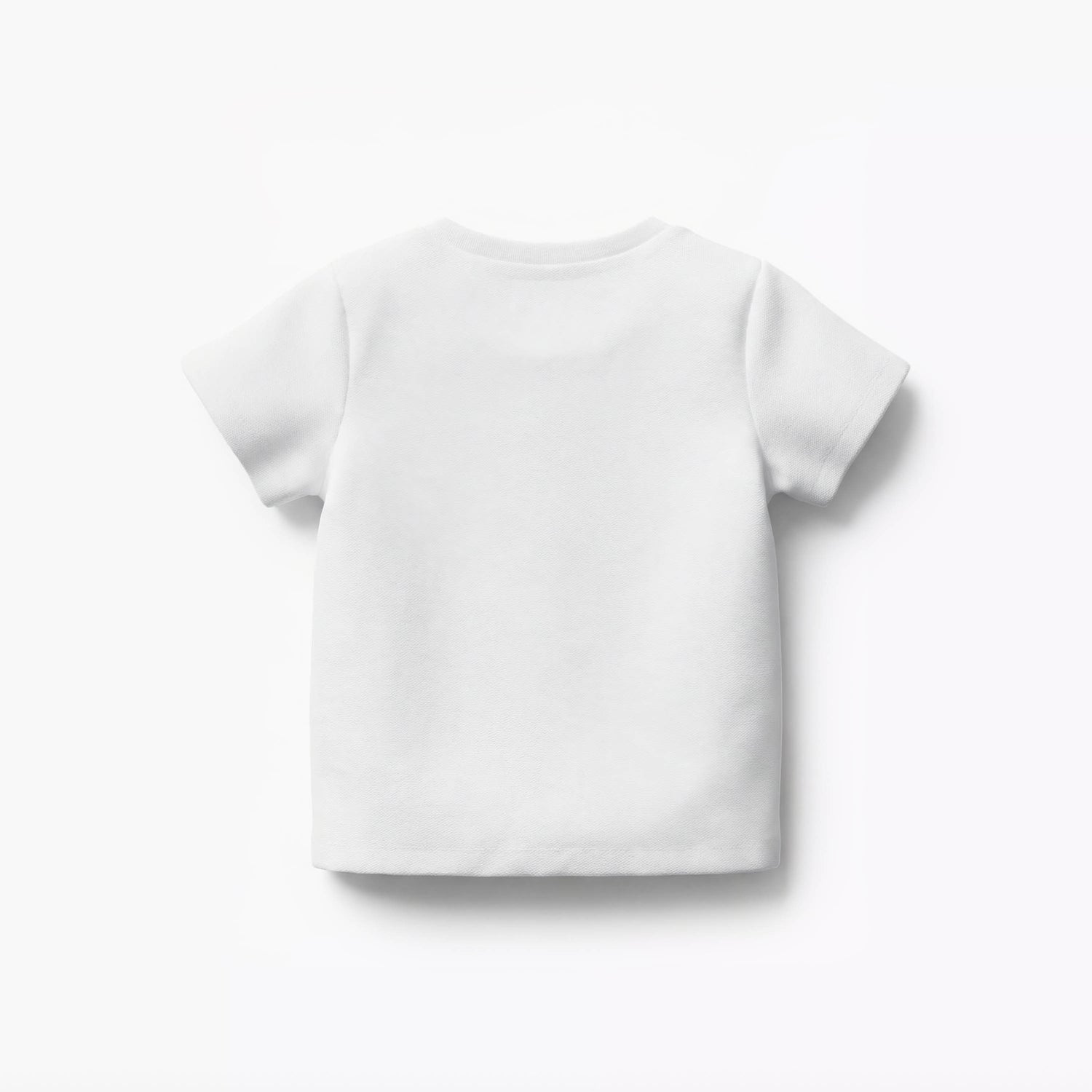 Juniors Round Neck Short Sleeves T-shirt with Tiger Print