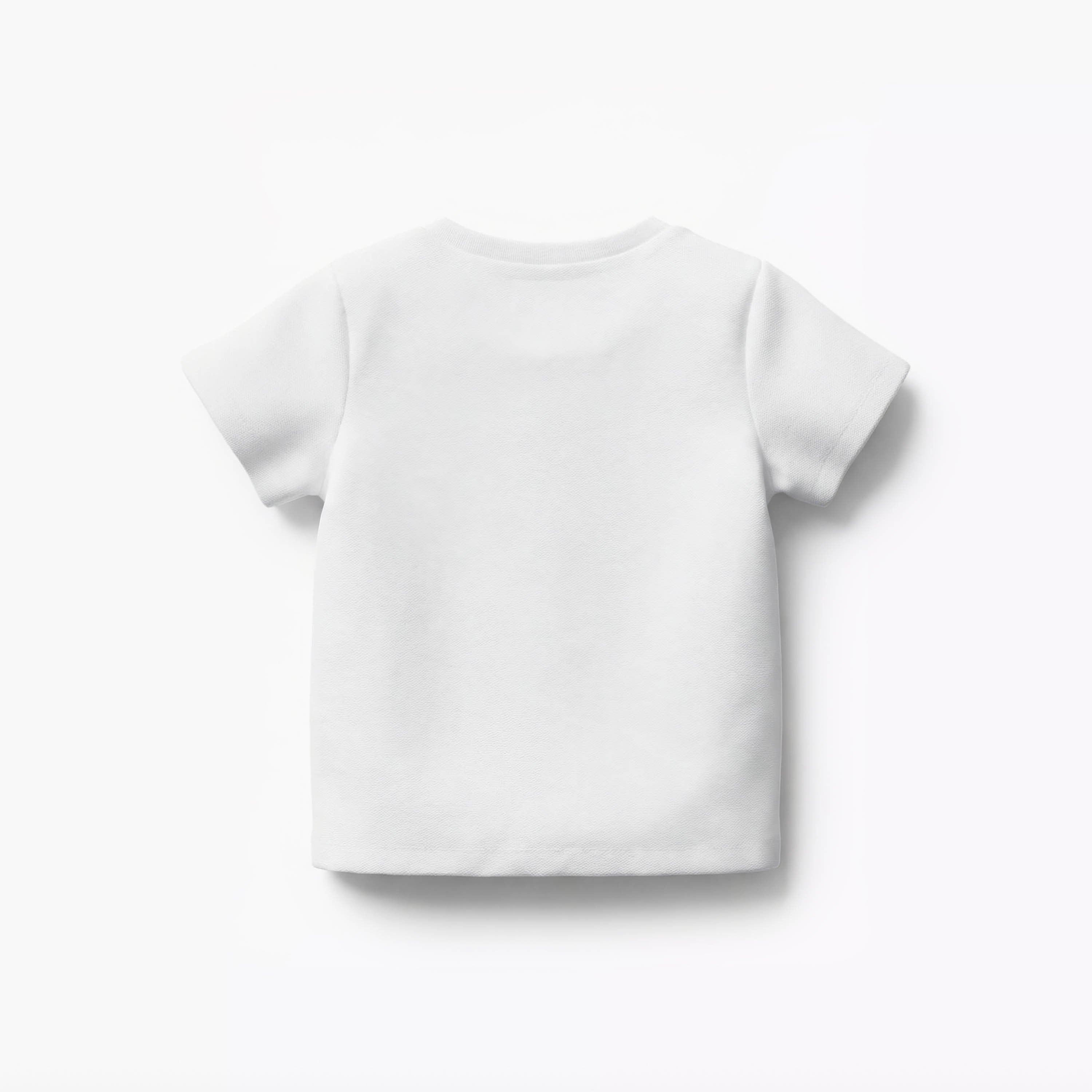 Juniors Round Neck Short Sleeves T-shirt with Tiger Print