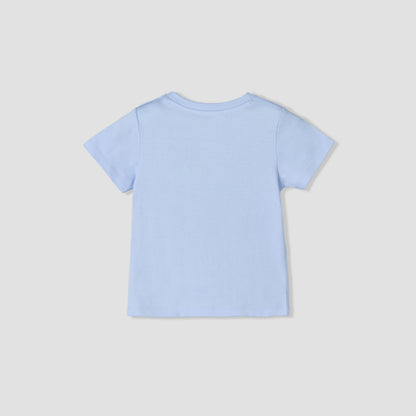 Juniors Crew Neck Short Sleeves T-shirt with Tortoise Print
