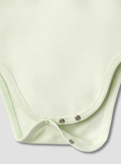 Juniors Short Sleeve Polo Bodysuit with Texture-baby-boys-clothing-bodysuits-image-5
