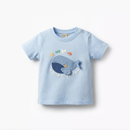 Pack of 3 Juniors Short Sleeve T-shirt with Applique Accent