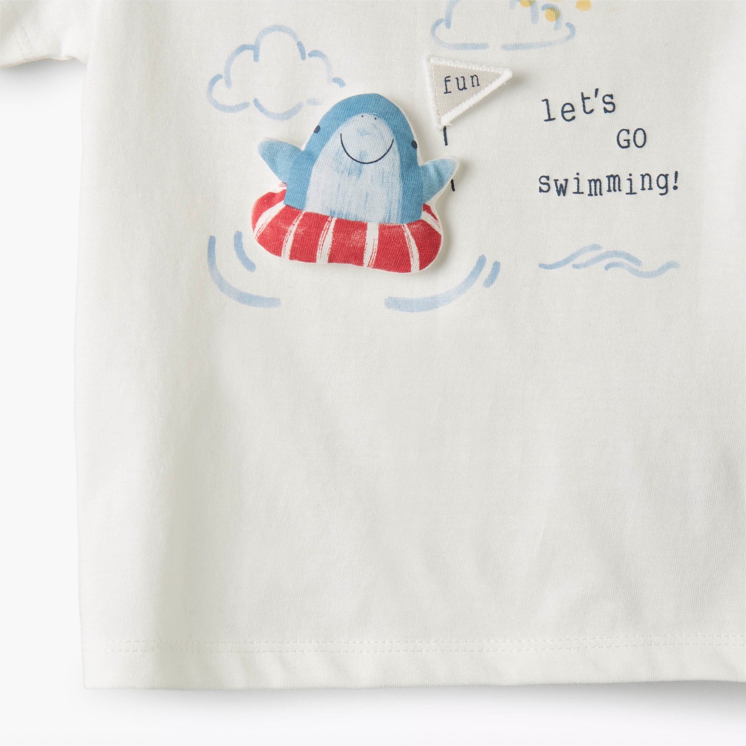 Pack of 3 Juniors Short Sleeve T-shirt with Applique Accent