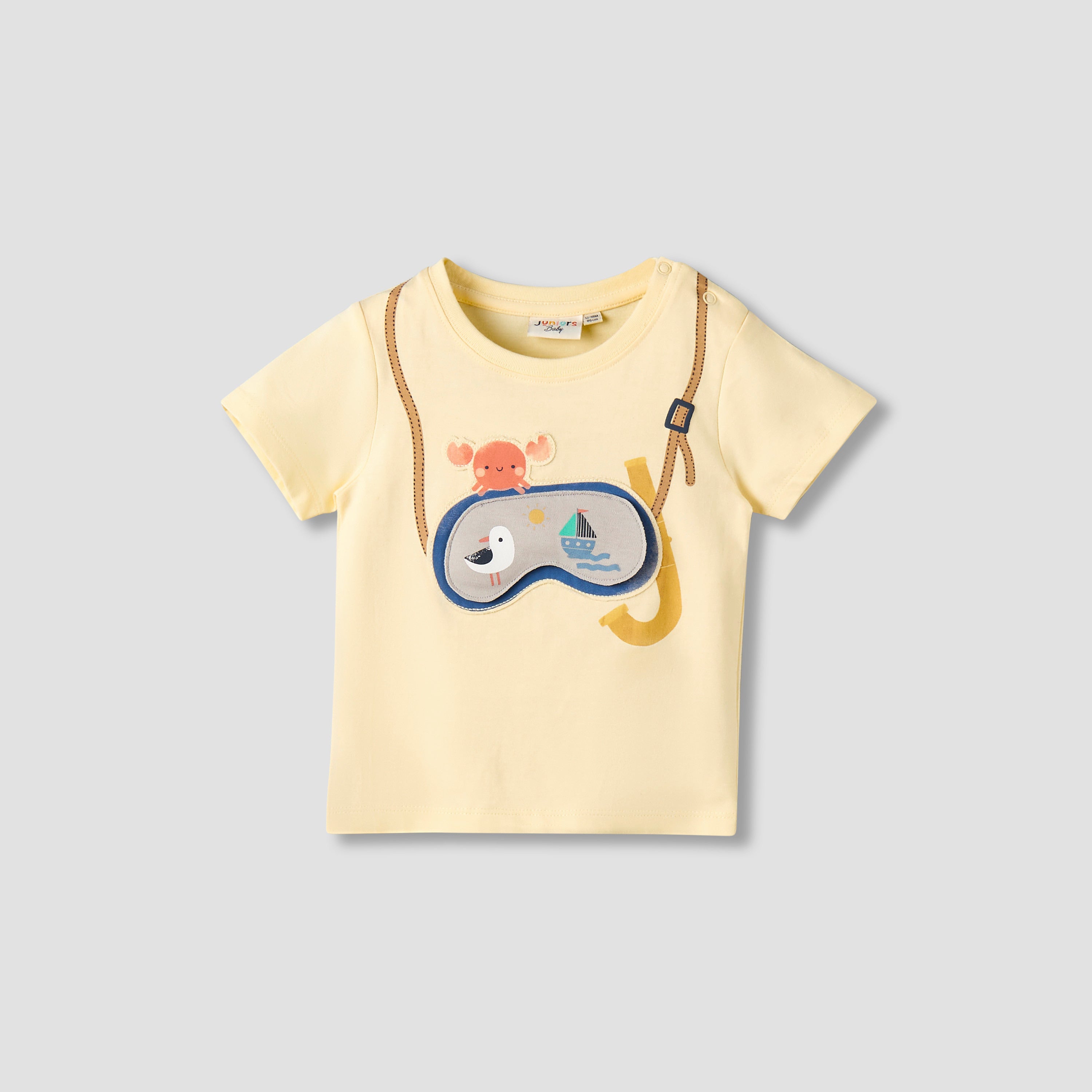 Pack of 3 Juniors Crew Neck Short Sleeves T-shirt with Print