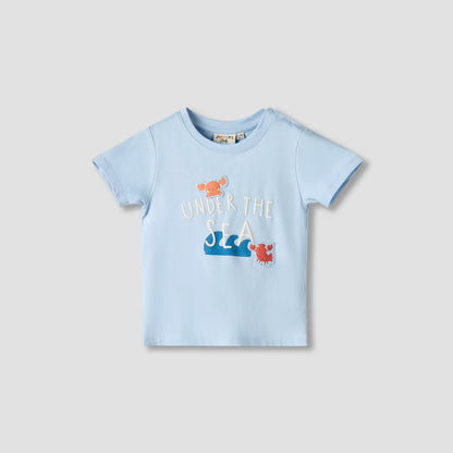 Pack of 3 Juniors Crew Neck Short Sleeves T-shirt with Print