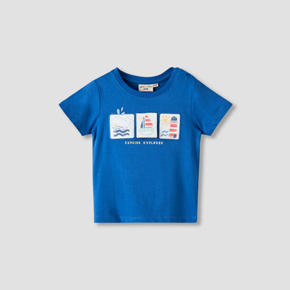 Pack of 3 Juniors Crew Neck Short Sleeves T-shirt with Print