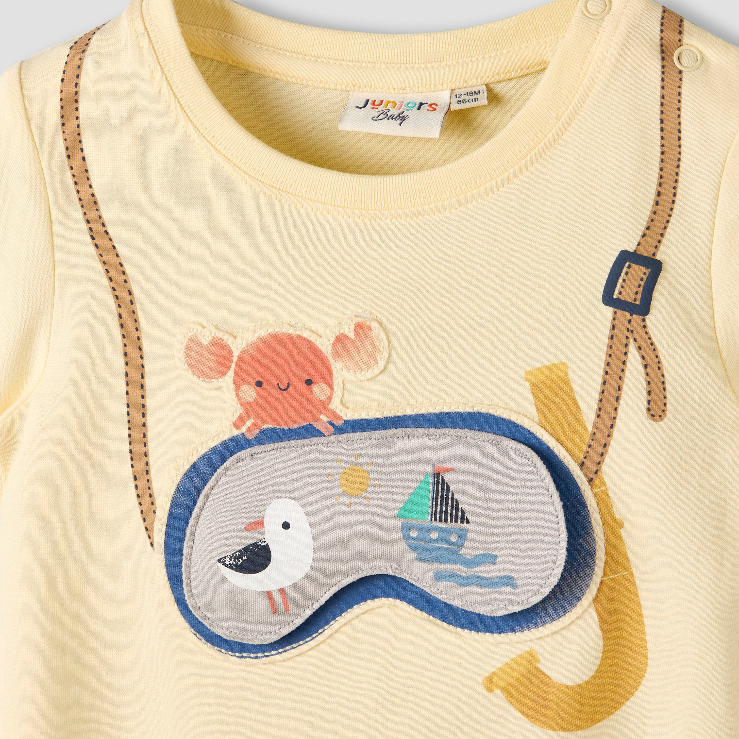 Pack of 3 Juniors Crew Neck Short Sleeves T-shirt with Print