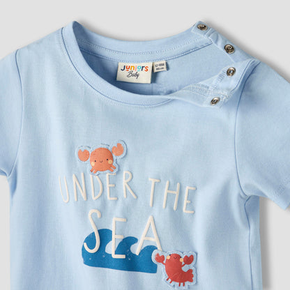 Pack of 3 Juniors Crew Neck Short Sleeves T-shirt with Print