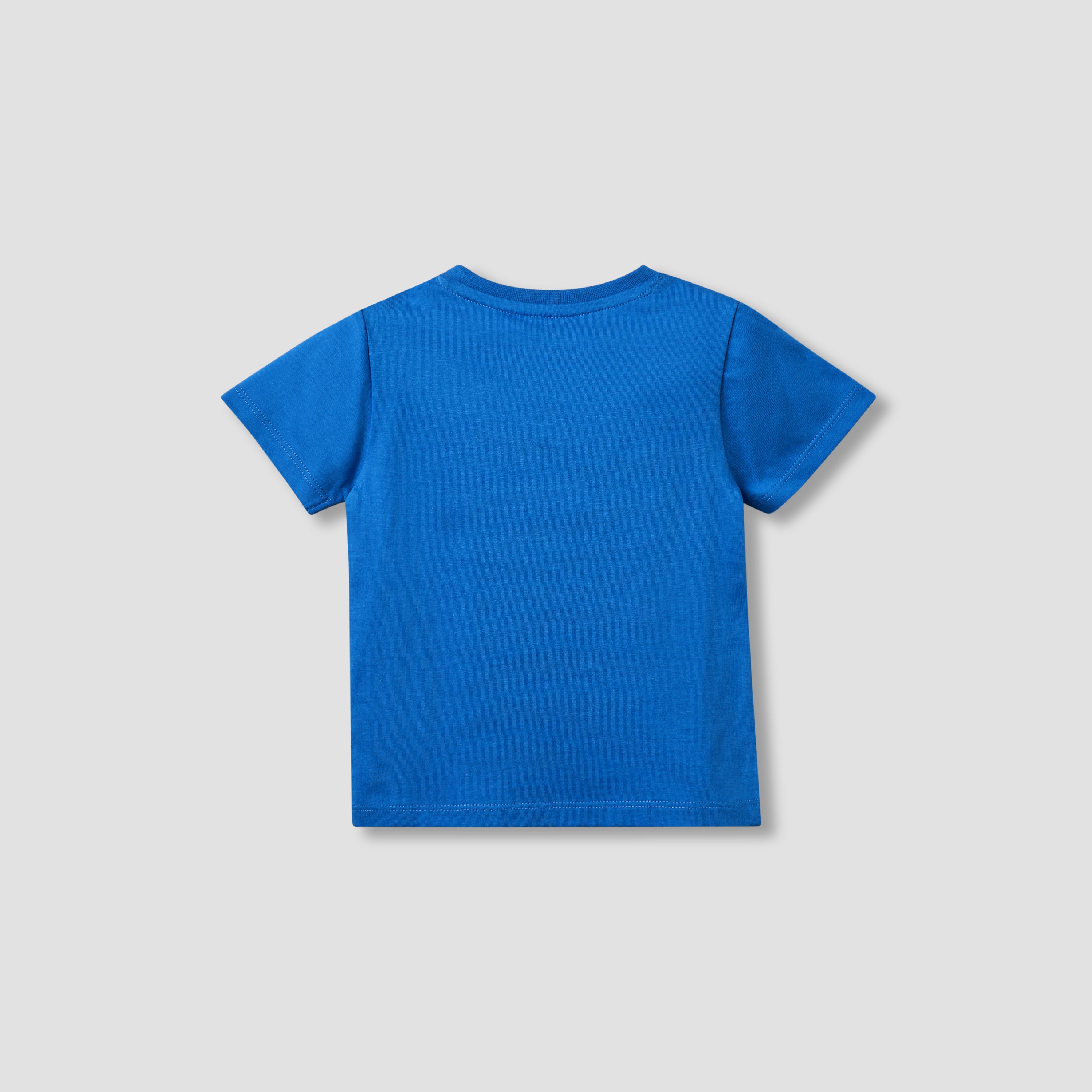 Juniors Crew Neck Short Sleeves T-shirt with Fish Print