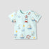 Juniors Crew Neck Short Sleeve T-shirt with Nautical Print - Blue / 12-18 mths