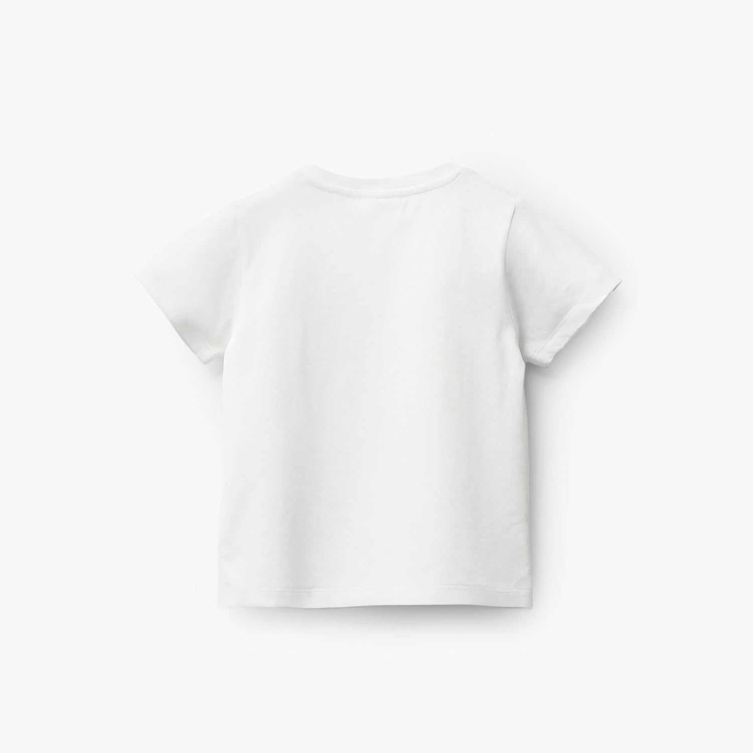 Juniors Crew Neck Short Sleeves T-shirt with Bear Print