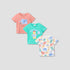 Pack of 3 Juniors Short Sleeves T-shirt with Fun Print - Multicolour / 12-18 mths