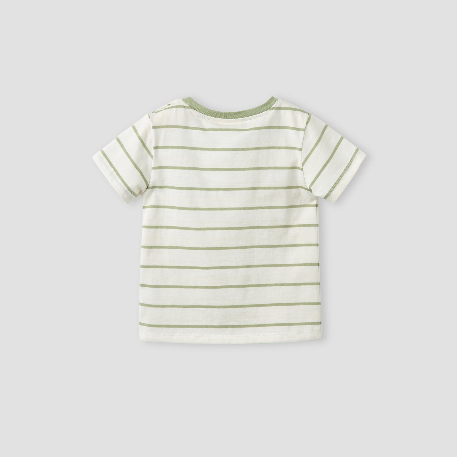 Juniors Crew Neck Short Sleeves T-shirt with Stripes