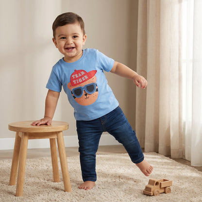 Pack of 3 Juniors Crew Neck Short Sleeves T-shirt with Fun Print