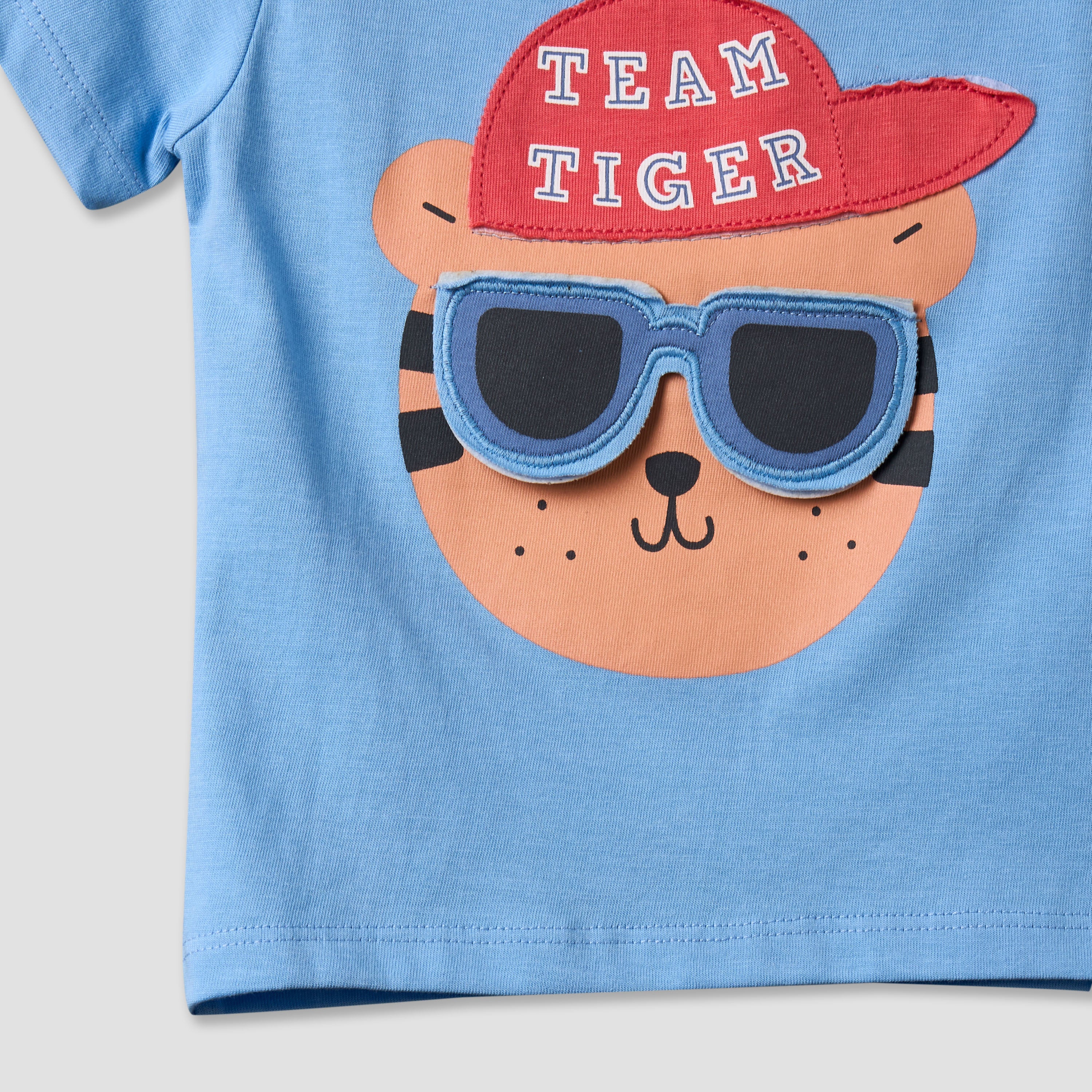 Pack of 3 Juniors Crew Neck Short Sleeves T-shirt with Fun Print