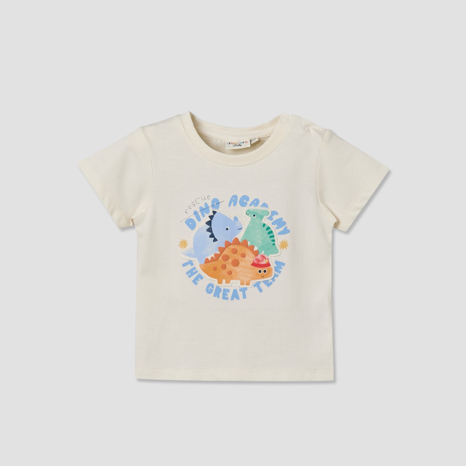Pack of 3 Juniors Crew Neck Short Sleeves T-shirt with Applique Accent