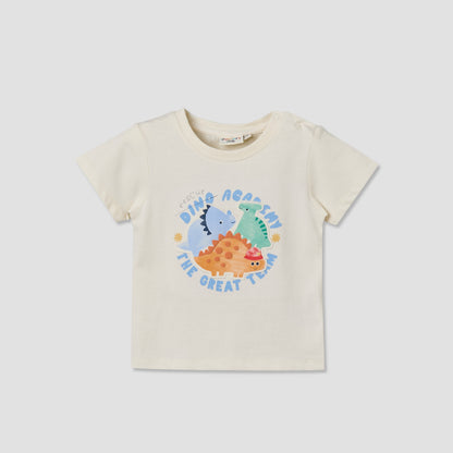 Pack of 3 Juniors Crew Neck Short Sleeves T-shirt with Applique Accent