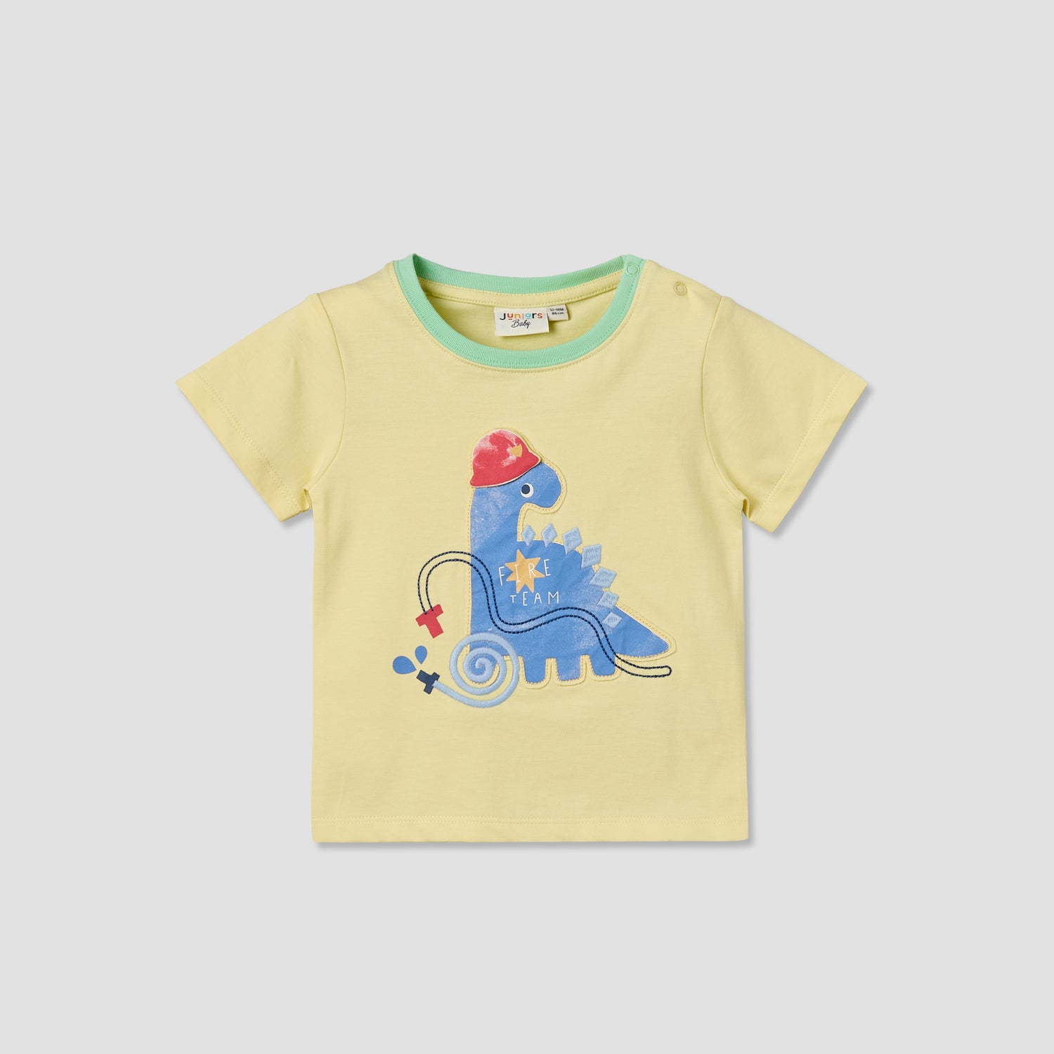 Pack of 3 Juniors Crew Neck Short Sleeves T-shirt with Applique Accent