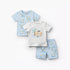 Set of 3 Juniors Clothing Set with Surf Print - Multicolour / 24-36 mths