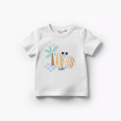 Set of 3 Juniors Clothing Set with Surf Print