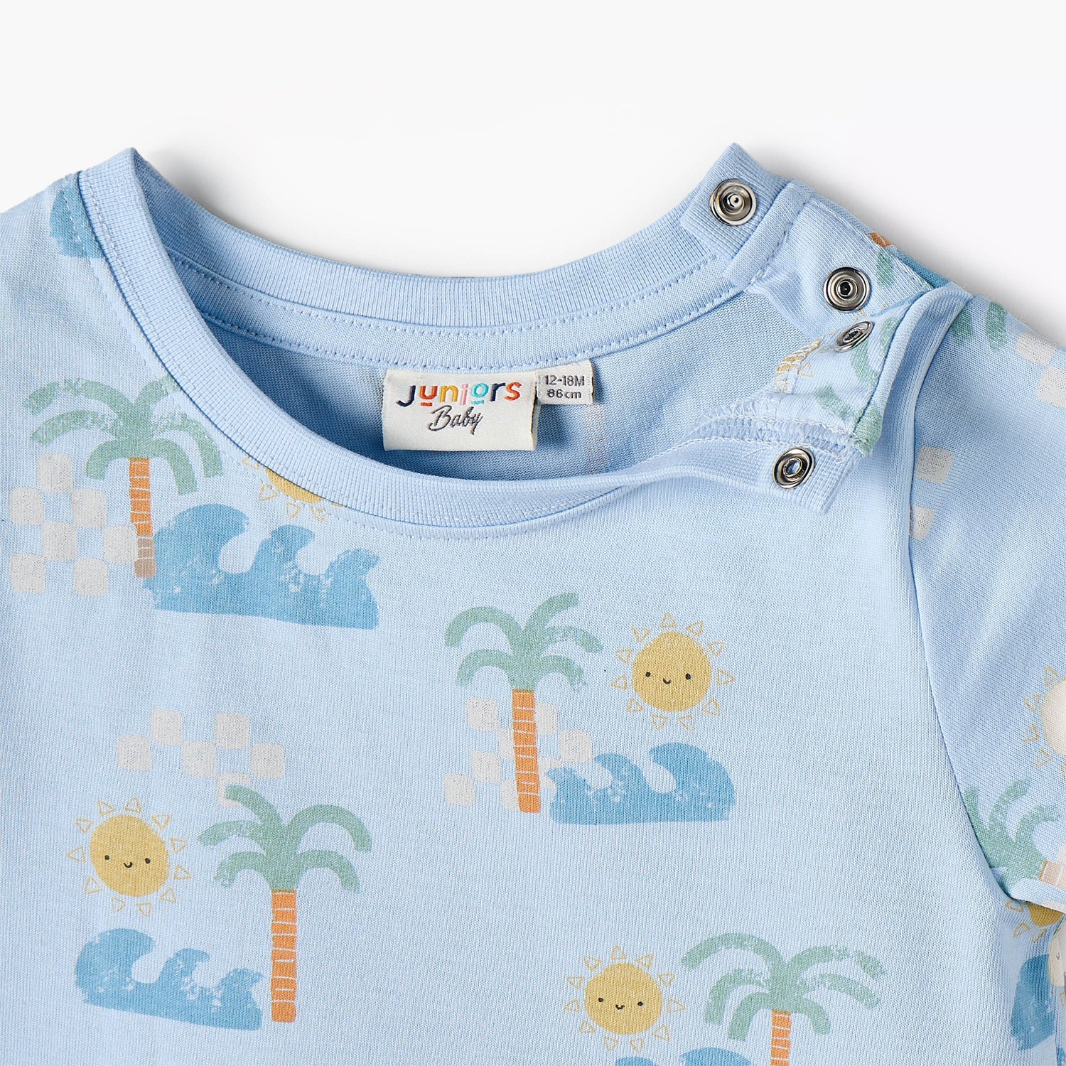 Set of 3 Juniors Clothing Set with Surf Print