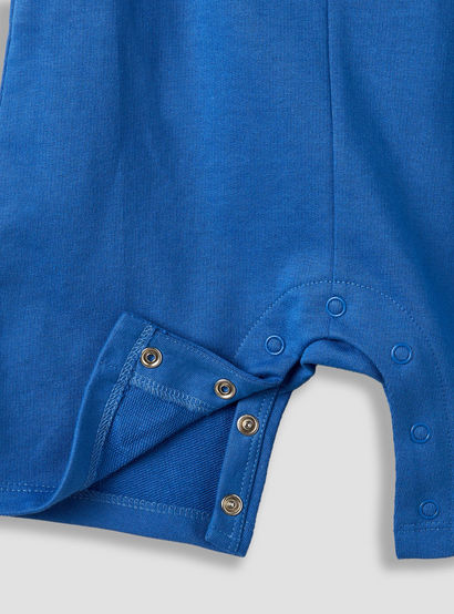Juniors Crew Neck Short Sleeve T-shirt and Dungaree Set with Snap Button Closure-baby-boys-clothing-setsandcoords-image-8