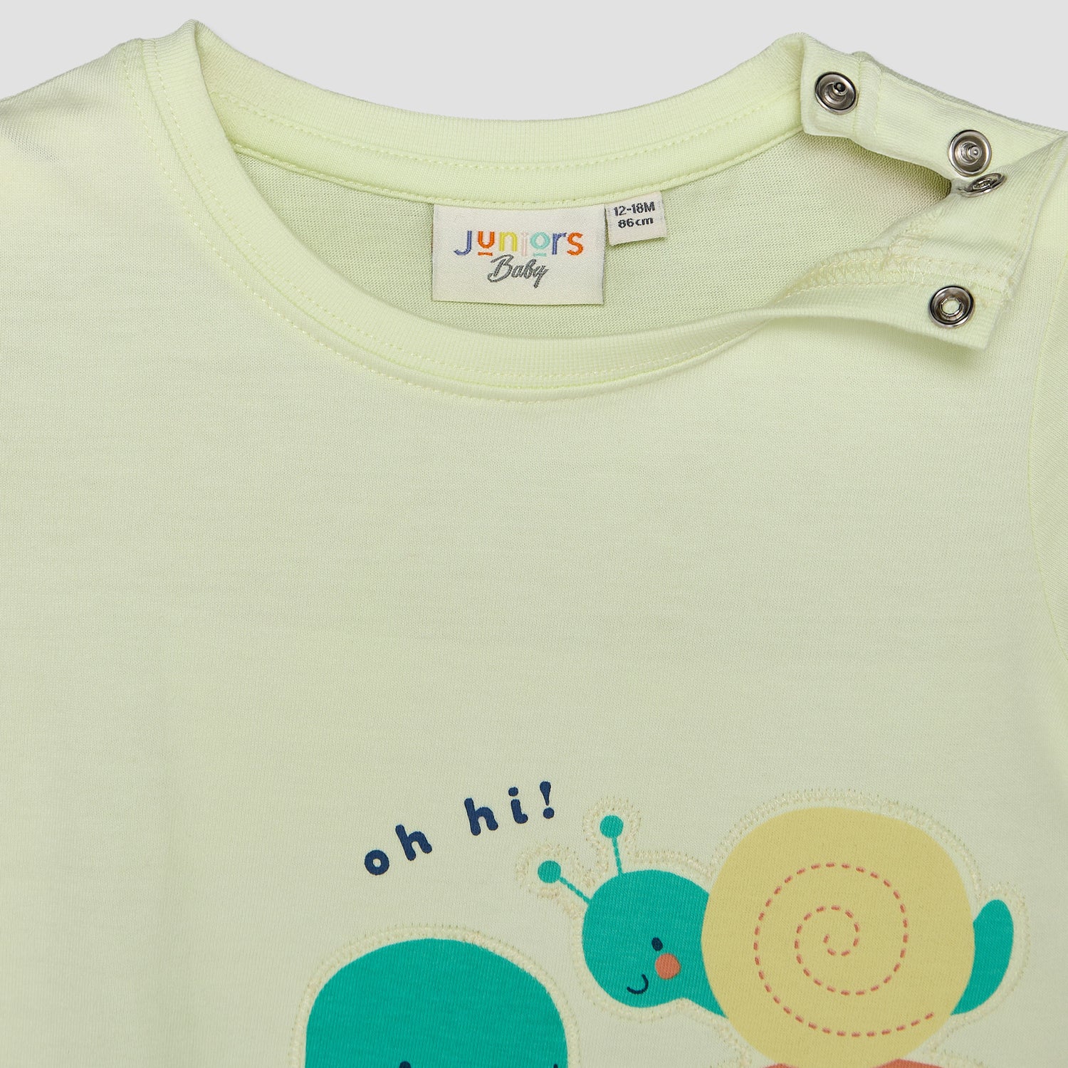 Set of 3 Juniors Crew Neck Short Sleeves T-shirt and Shorts Set with Applique Detail