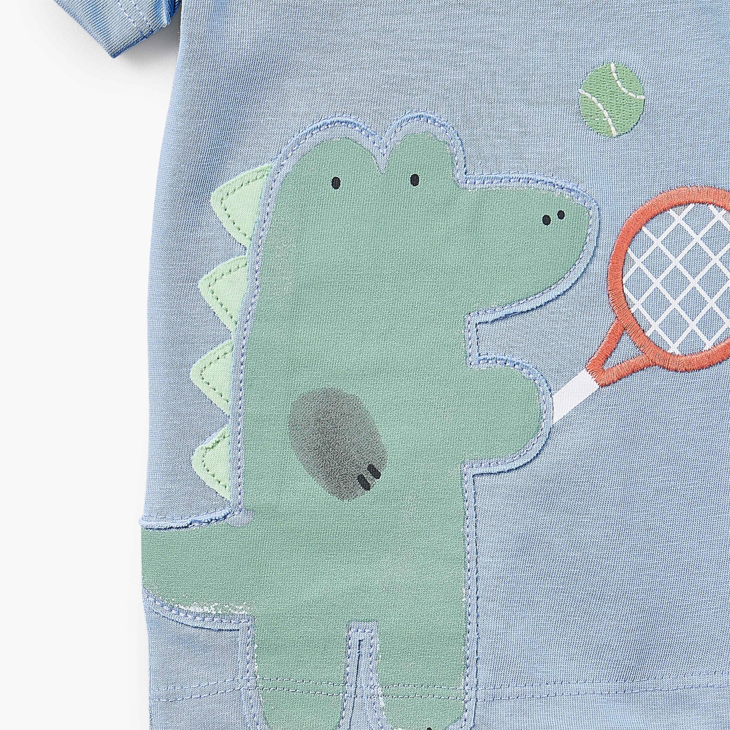 Set of 3 Juniors Crew Neck Short Sleeves T-shirt and Shorts Set with Print
