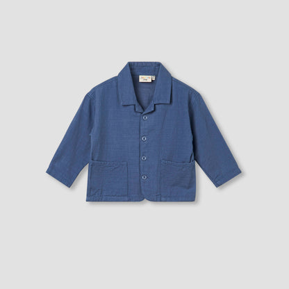 Juniors Camp Collar Long Sleeves Shirt and Pants Set with Pockets