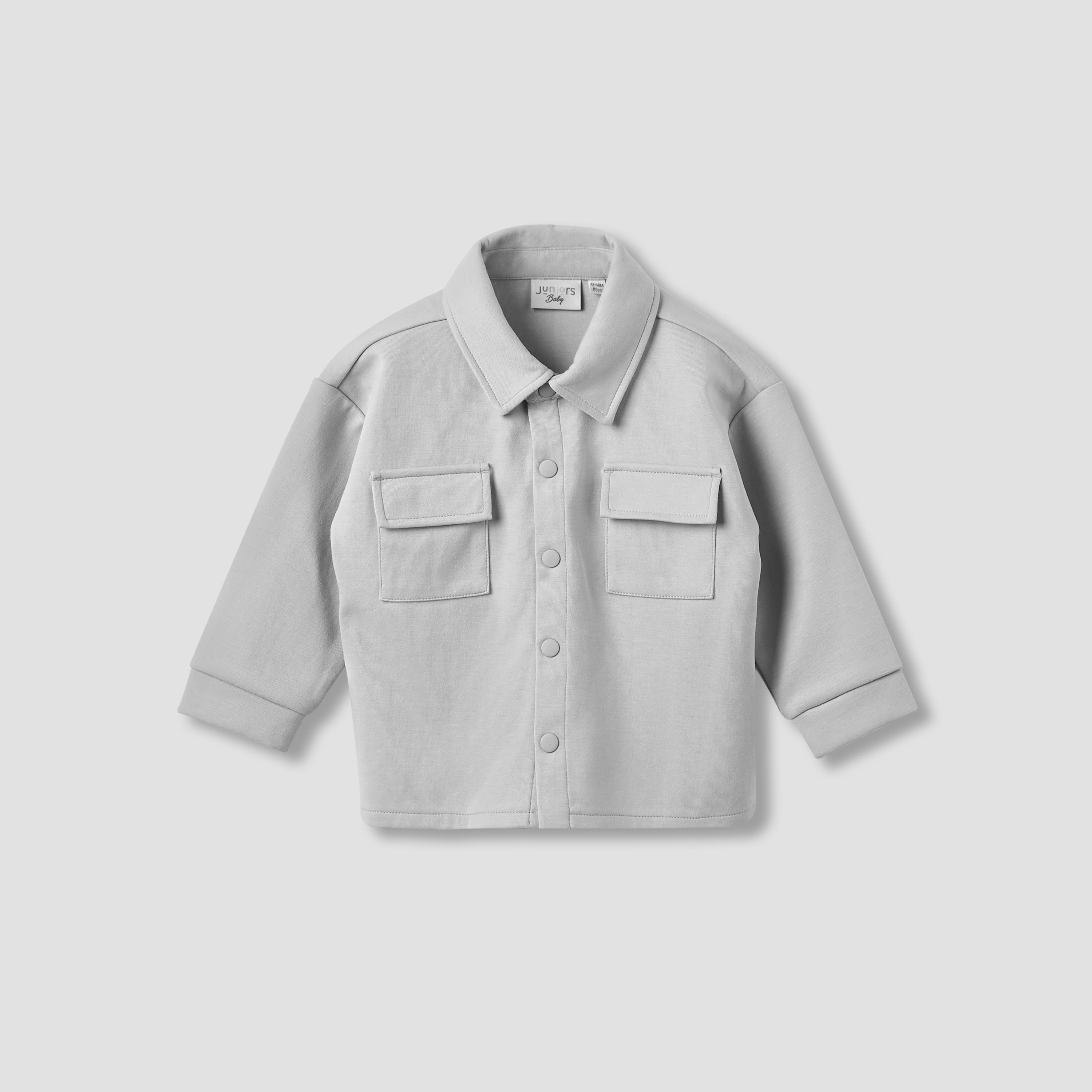 Juniors Collared Neck Long Sleeve Shirt and Pants Set with Pockets