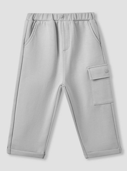 Juniors Collared Neck Long Sleeve Shirt and Pants Set with Pockets-baby-boys-clothing-setsandcoords-image-4